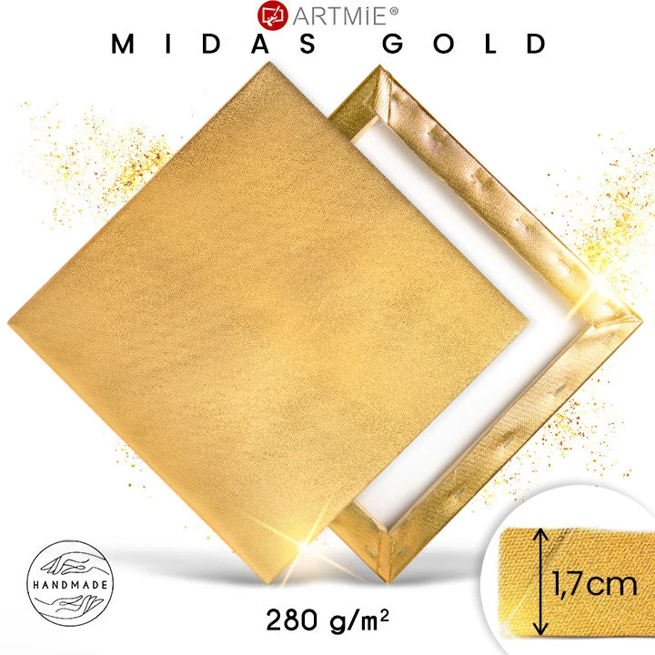 ARTMiE MIDAS Gold Stretched Canvas