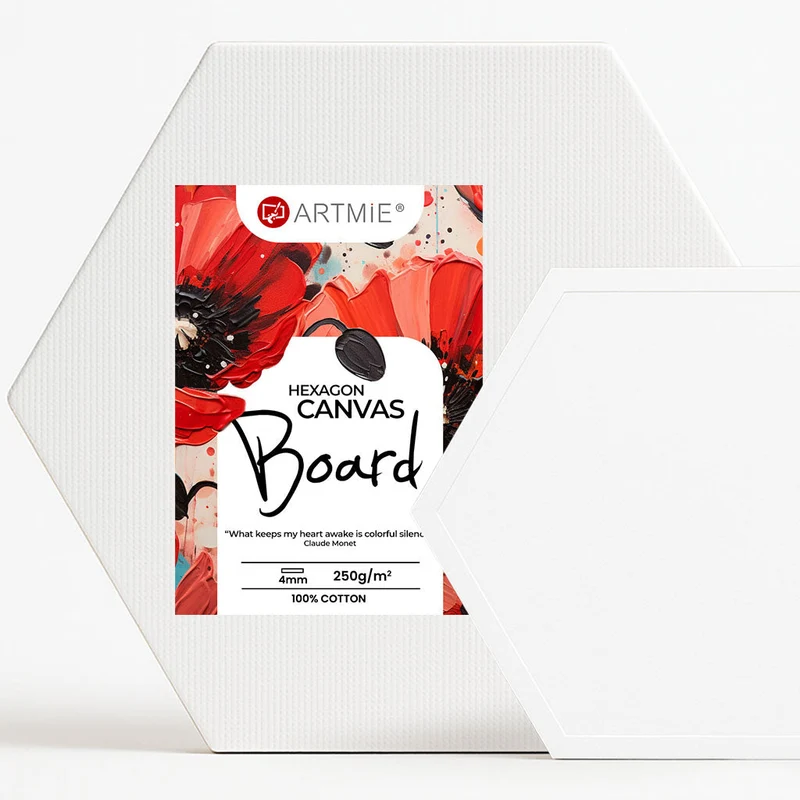 ARTMiE Hexagon Canvas Board