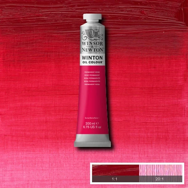 Winsor and Newton - Winton Oil Colour - 200ml - Permanent Rose (49)