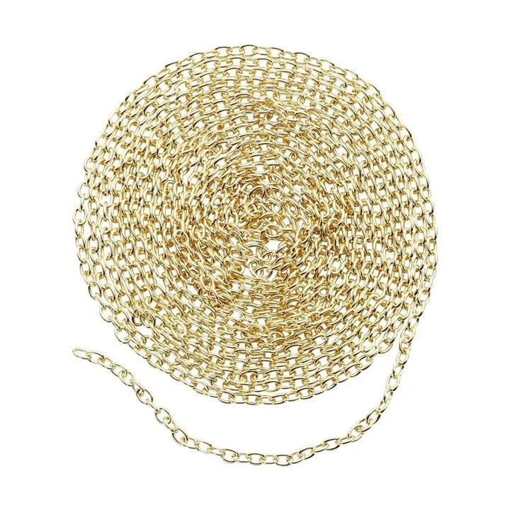 Gold-Plated Chain, 2 mm x 20 m