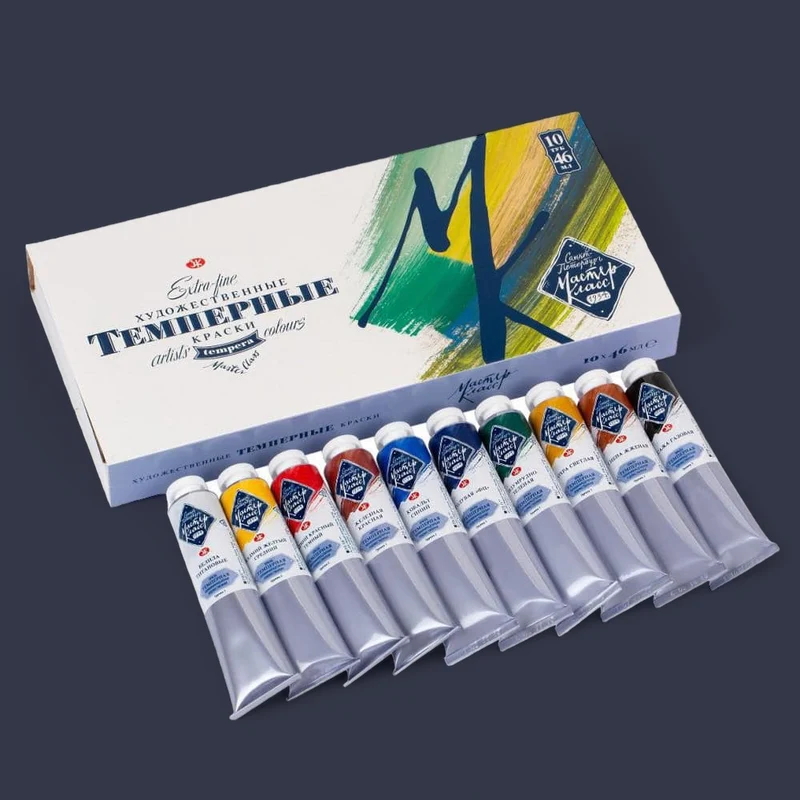 Nevskaya Palitra Master Class Tempera 10 Farben