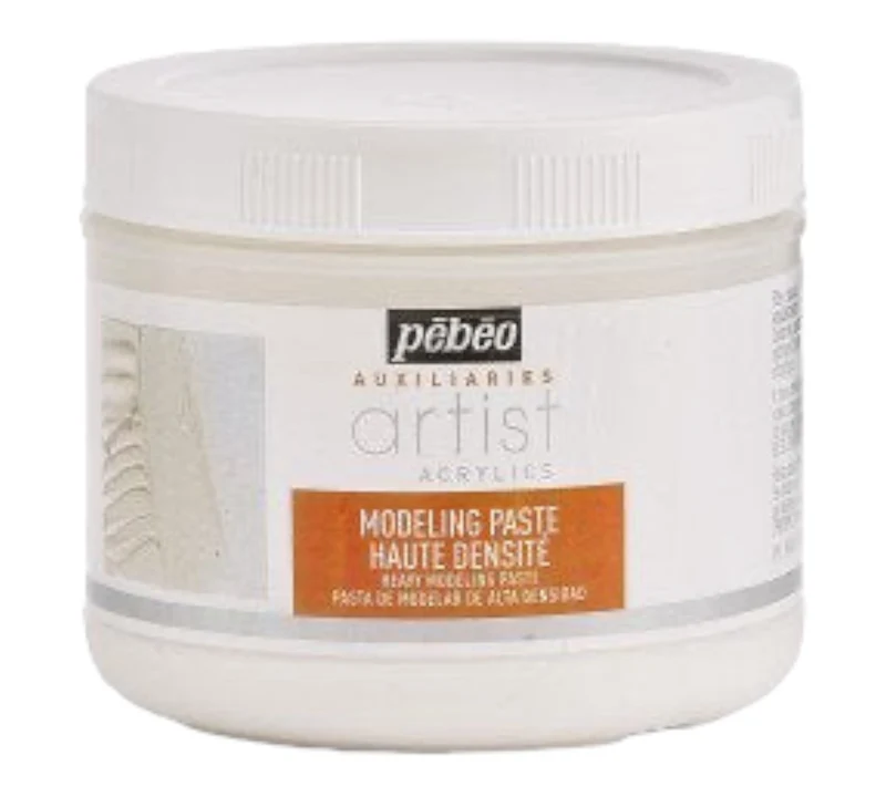 Pébéo Auxiliaires Artist Acrylics Modeling Paste , Struktur Paste Weiss