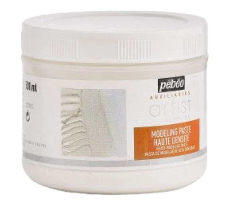 Pébéo Auxiliaires Artist Acrylics Modeling Paste , Struktur Paste Weiss