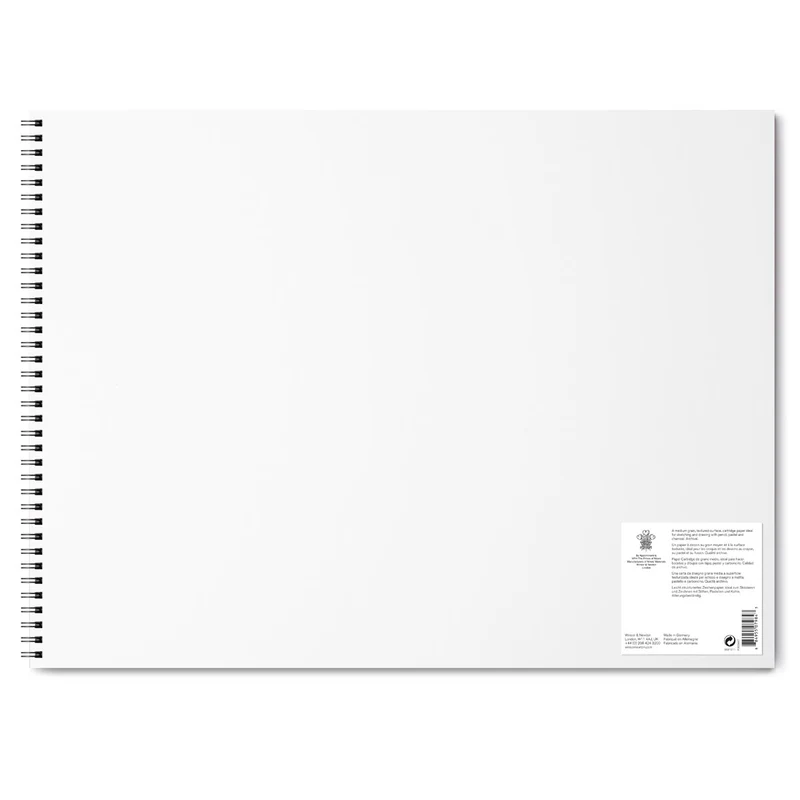 Winsor and Newton - Smooth Surface Cartridge 150gsm Spiral Pad - A2