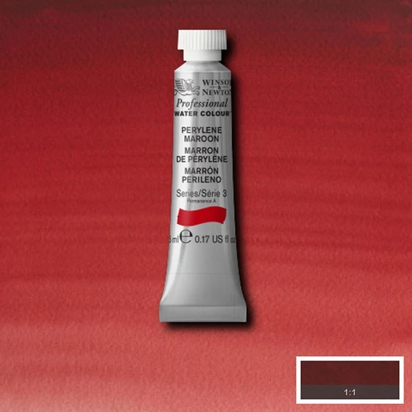 Winsor and Newton - Professional Artists' Watercolour - 5ml - Perylene Maroon