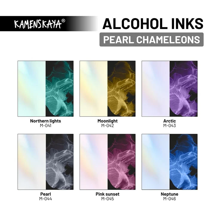Kamenskaya Alcohol Ink Nacre Chameleons, 15 ml