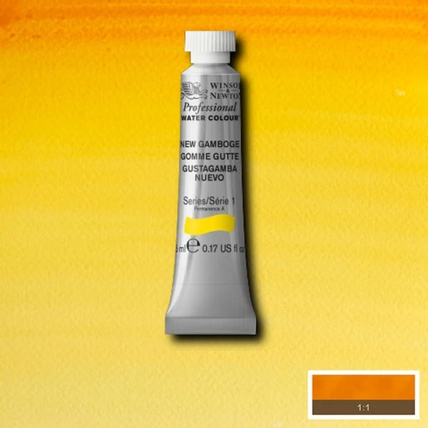 Winsor and Newton - Professional Artists' Watercolour - 5ml - New Gamboge