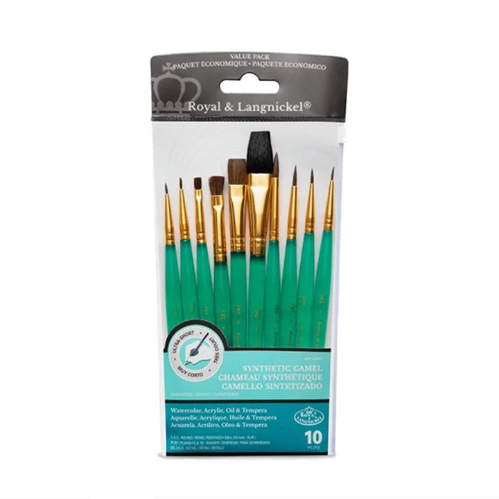 Royal & Langnickel Natural Brush Set of 10