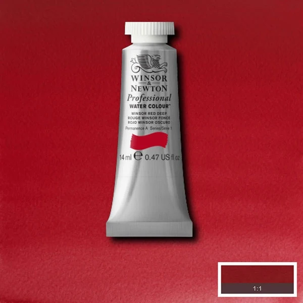 Winsor and Newton - Professional Artists' Watercolour - 14ml - Winsor Red Deep