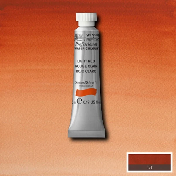 Winsor and Newton - Professional Artists' Watercolour - 5ml - Light Red