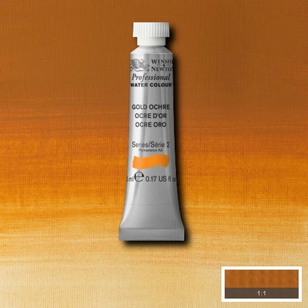 Winsor and Newton - Professional Artists' Watercolour - 5ml - Gold Ochre