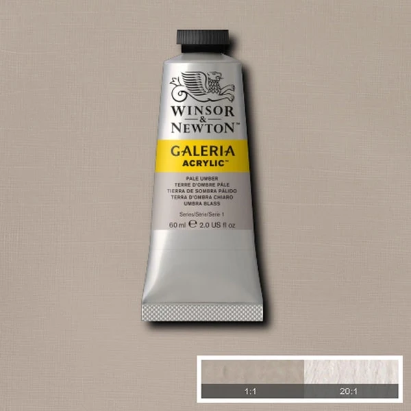 Winsor and Newton - Galeria Acrylic Colour - 60ml - Pale Umber