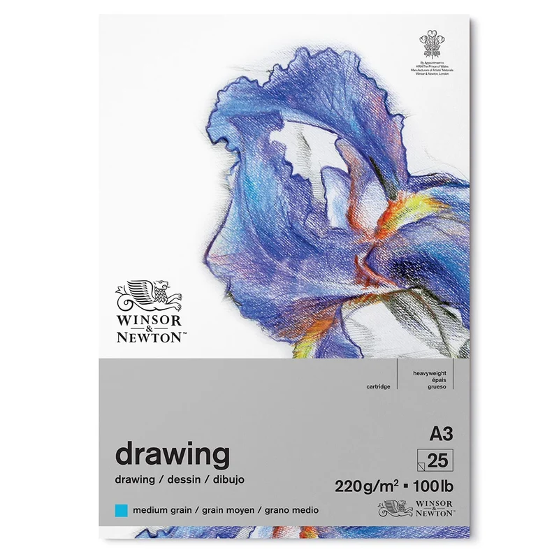 Winsor and Newton - Medium Surface Cartridge 220gm Gummed - A3