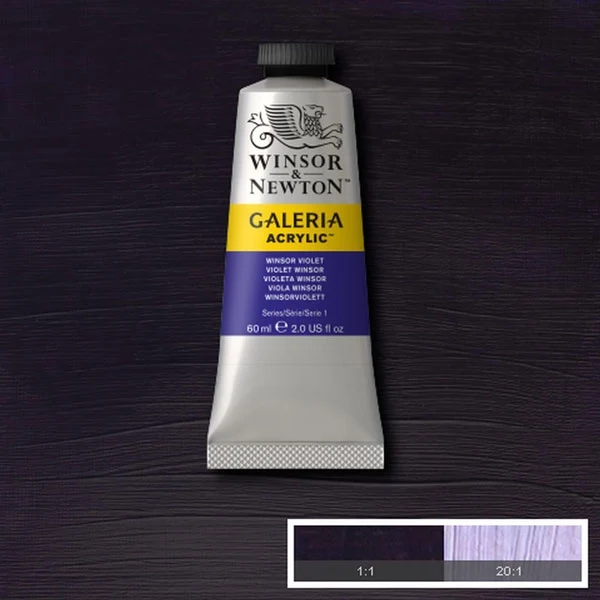 Winsor and Newton - Galeria Acrylic Colour - 60ml - Winsor Violet