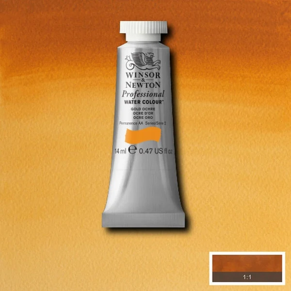Winsor and Newton - Professional Artists' Watercolour - 14ml - Gold Ochre