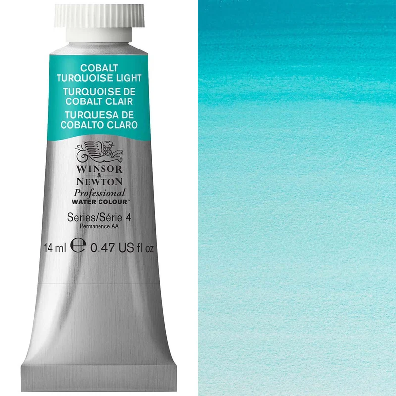 Winsor and Newton - Professional Artists' Watercolour - 14ml - Cobalt Turquoise Light