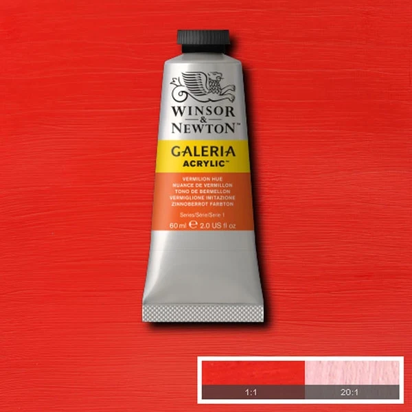 Winsor and Newton - Galeria Acrylic Colour - 60ml - Vermilion