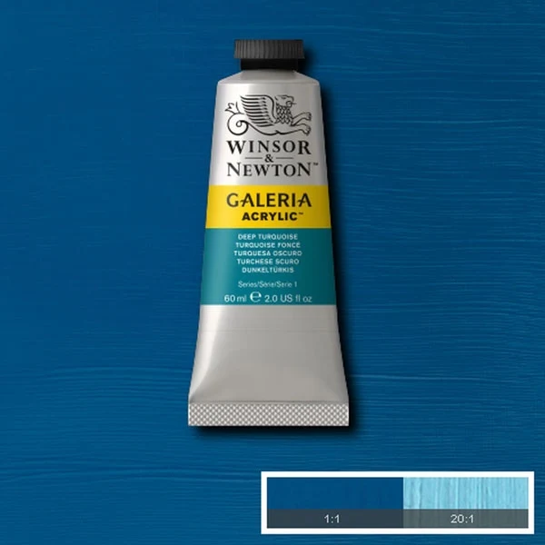 Winsor and Newton - Galeria Acrylic Colour - 60ml - Turquoise Deep