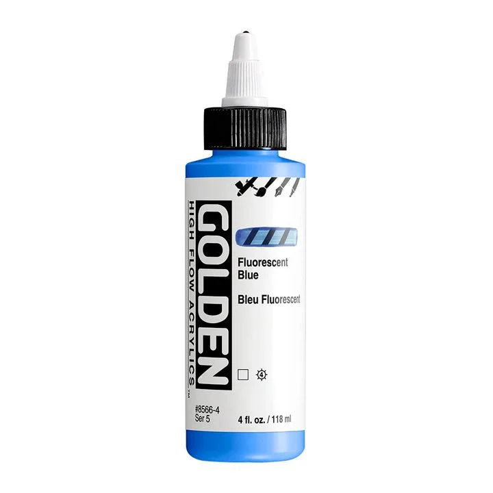 GOLDEN High Flow Fluorescent Acrylic Paint, 118 ml
