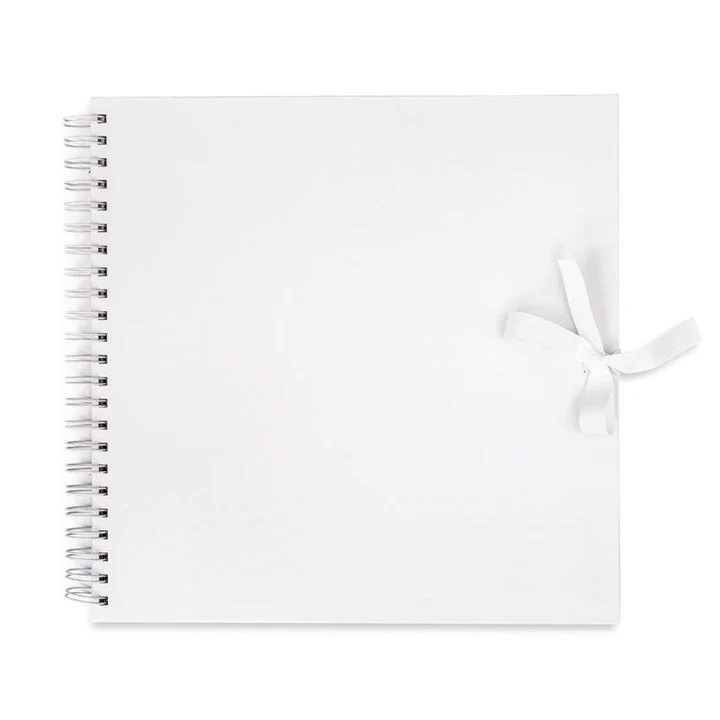 White Scrapbooking Album