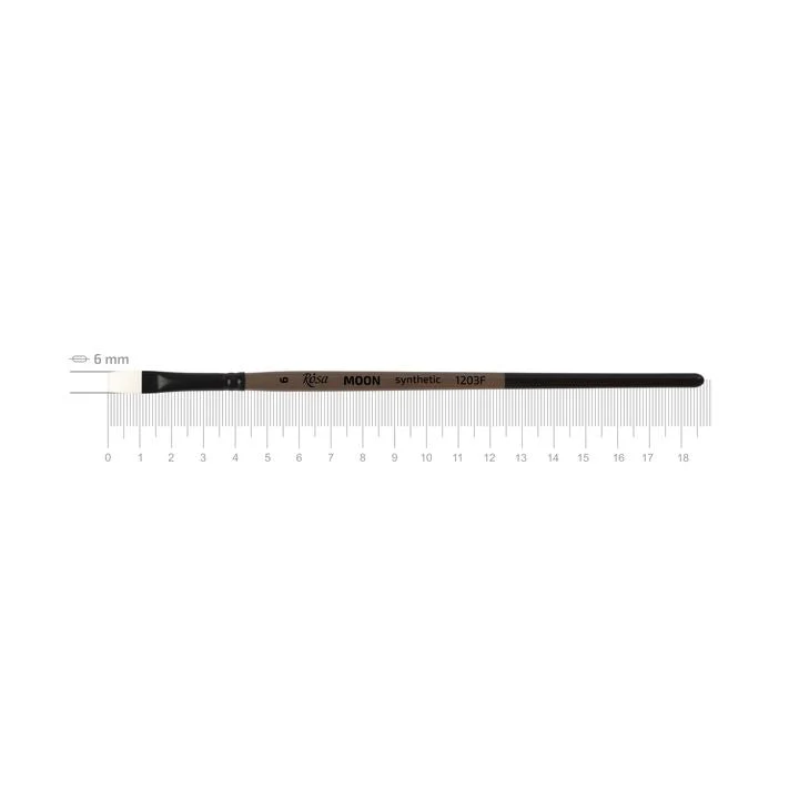 ROSA Synthetic Flat Brush MOON 1203F