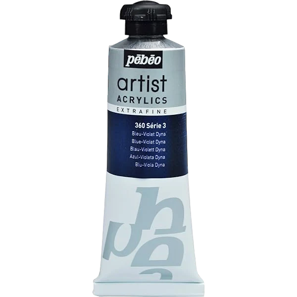 Pébéo Artist Acrylics Blau-Violett Dyna 360 Serie 3