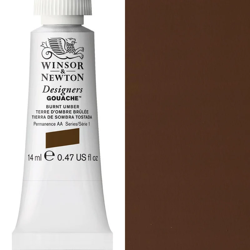 Winsor and Newton - Designers Gouache - 14ml - Burnt Umber