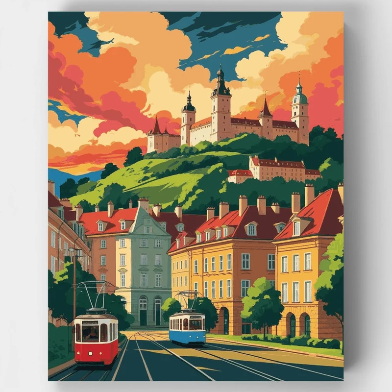 Bratislava - Paint by Numbers Kit
