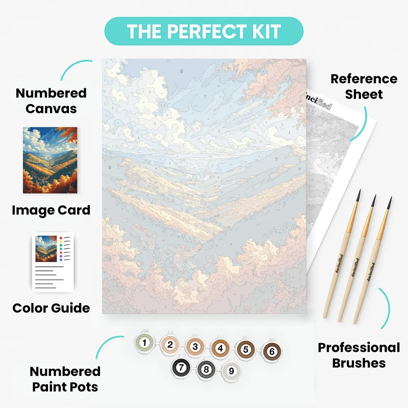Great Smoky Mountains National Park - Paint by Numbers Kit