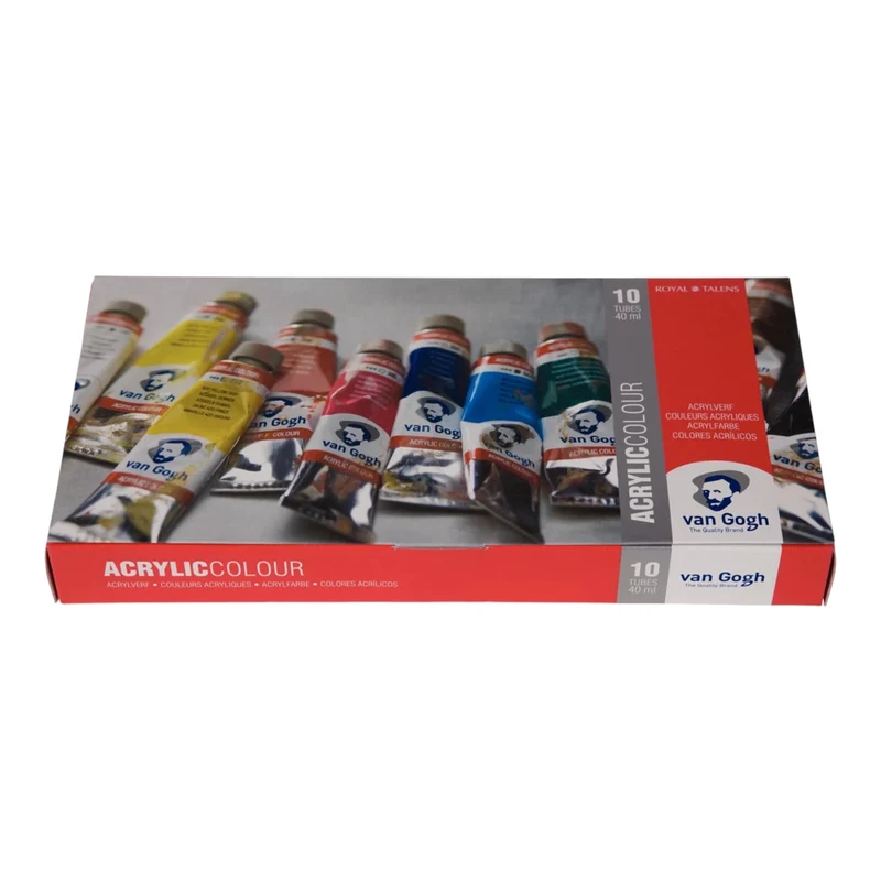 Van Gogh Basis-Set Acrylfarbe – 10 Farben à 40 ml