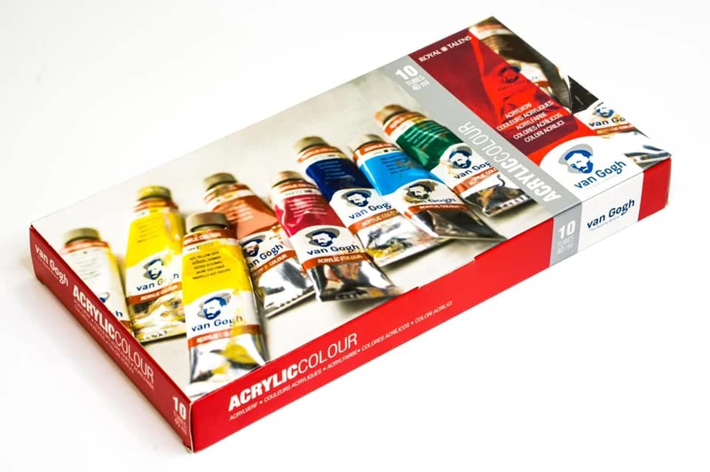 Van Gogh Basis-Set Acrylfarbe – 10 Farben à 40 ml