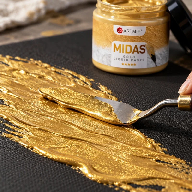 ARTMiE MIDAS Liquid Gold Metallic Paste