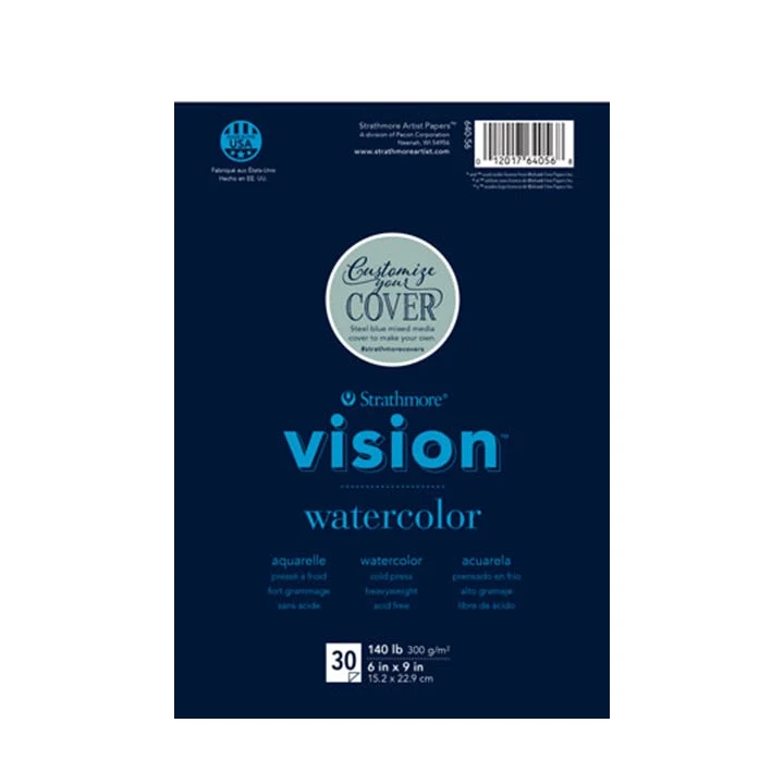 Strathmore Vision Watercolor Pad, 30 Sheets