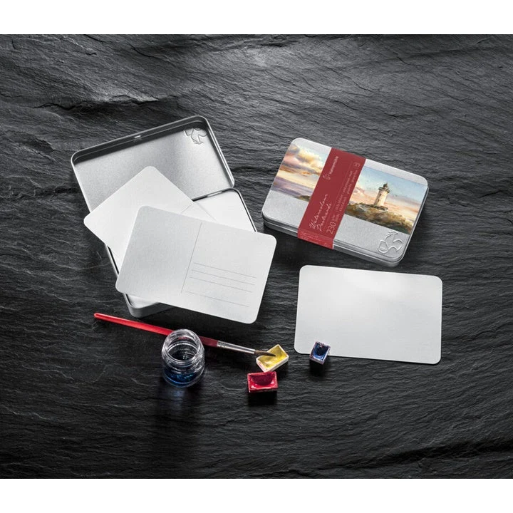 Hahnemühle WatercolourBox Cold Pressed Postcards, 30 pcs