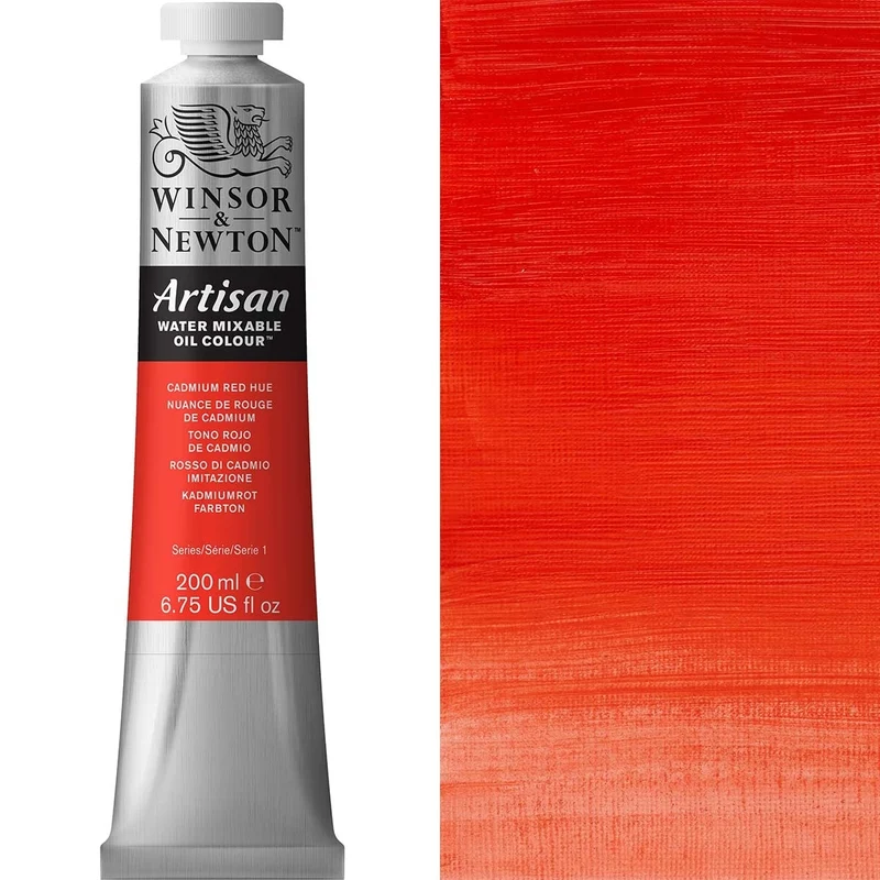 Winsor and Newton - Artisan Oil Colour Watermixable - 200ml - Cadmium Red Hue