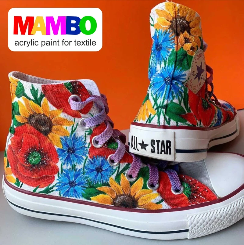 MAMBO Acrylic Paint for Fabric and Leather 50 ml