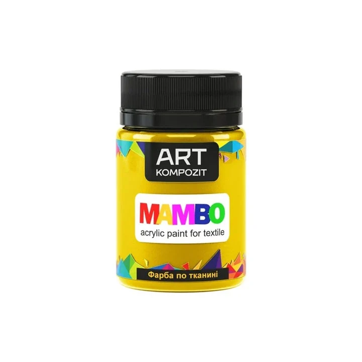 MAMBO Acrylic Paint for Fabric and Leather 50 ml