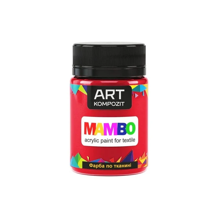 MAMBO Acrylic Paint for Fabric and Leather 50 ml