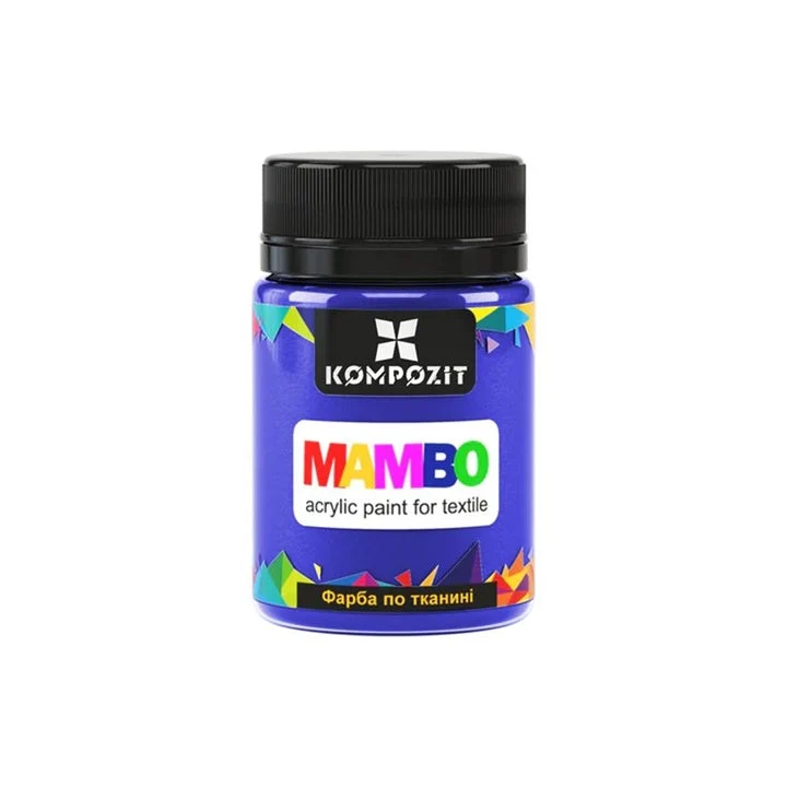 MAMBO Acrylic Paint for Fabric and Leather 50 ml