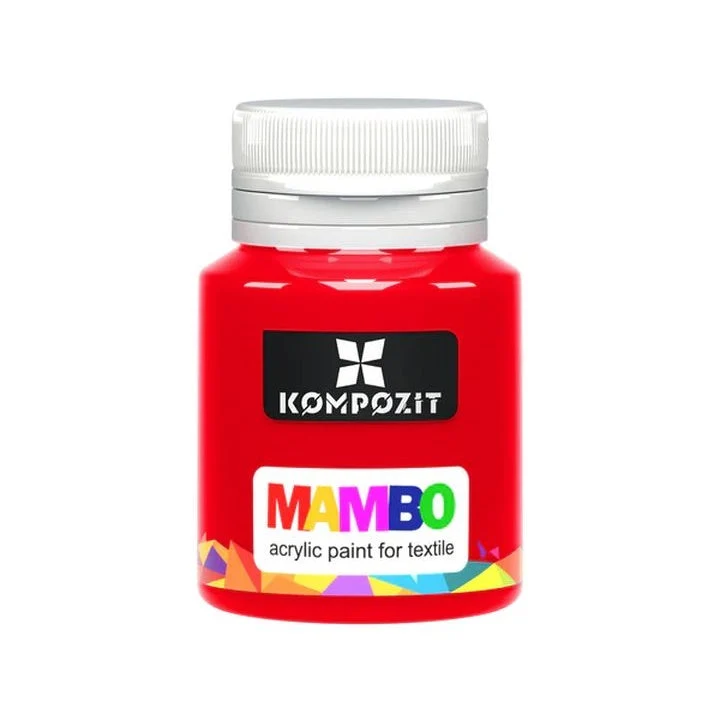 MAMBO Acrylic Paint for Fabric and Leather, 20 ml