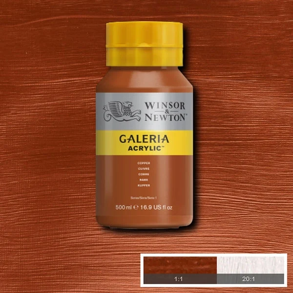 Winsor and Newton - Galeria Acrylic Colour - 500ml - Copper