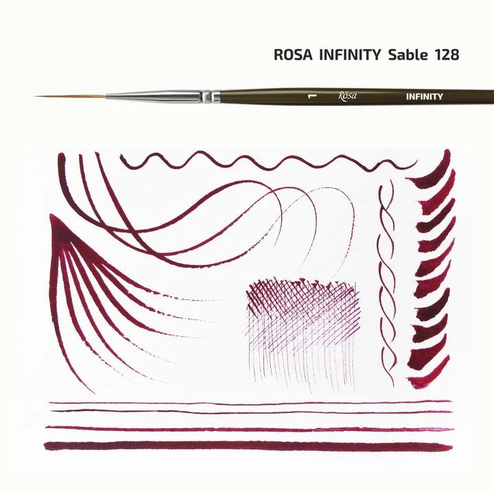 ROSA INFINITY 128 Sable Hair Liner Brush