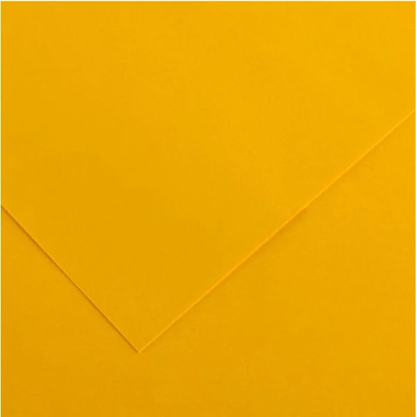 Canson - Vivaldi Poster Paper - 50 x 65cm 120gsm Buttercup