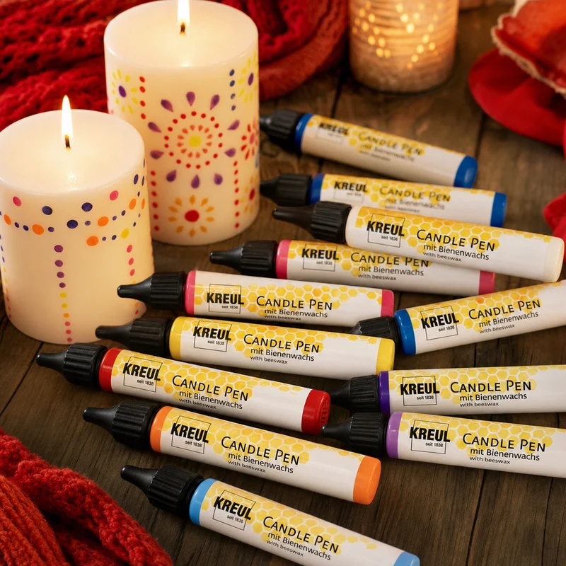 KREUL Candle Painting and Decorating Set