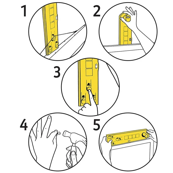 Plastic Spirit Level with Hanging Markings