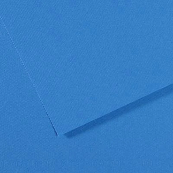 Canson - Vivaldi Poster Paper - 50 x 65cm 120gsm Azure Blue