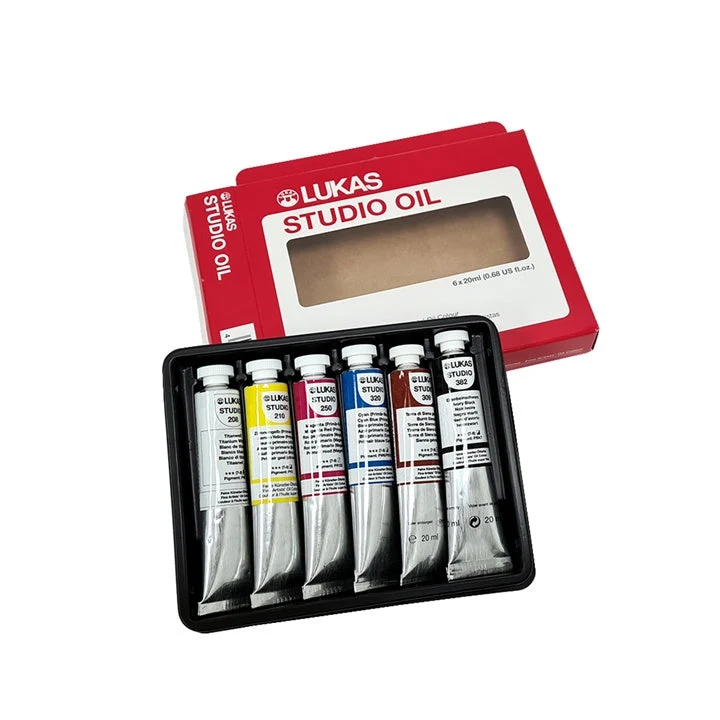 LUKAS Studio Oil Paint Set / 6x20 ml