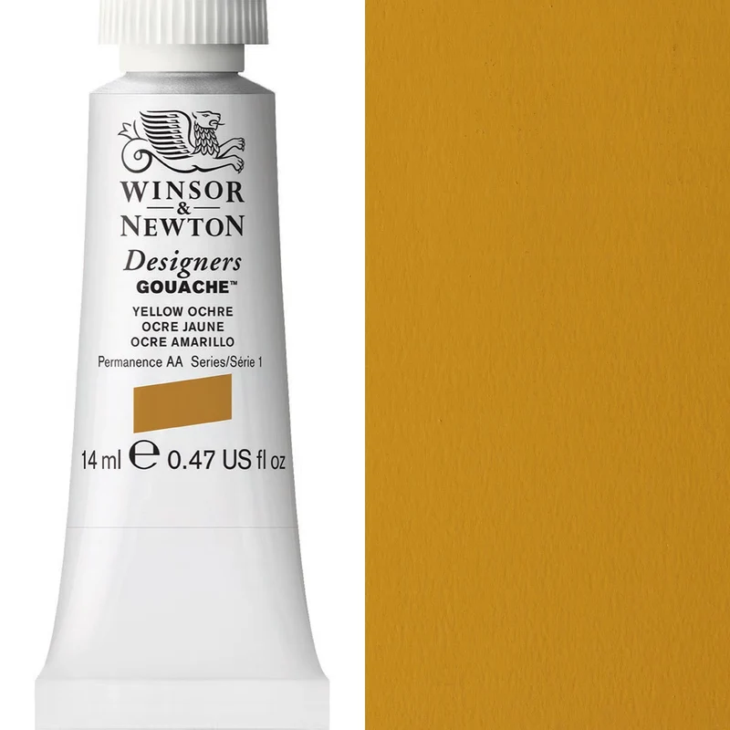 Winsor and Newton - Designers Gouache - 14ml - Yellow Ochre