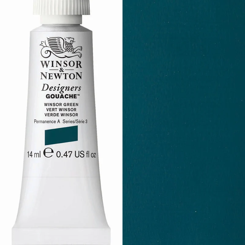 Winsor and Newton - Designers Gouache - 14ml - Winsor Green