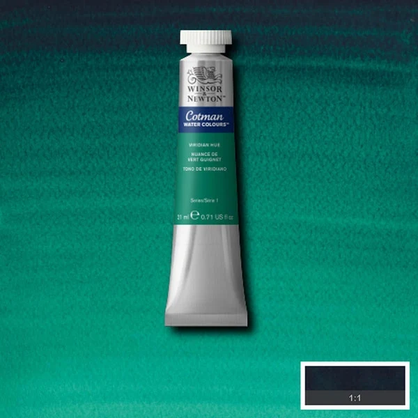 Winsor and Newton - Cotman Watercolour - 21ml - Viridian